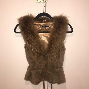 Genuine Rabbit Fur Vest